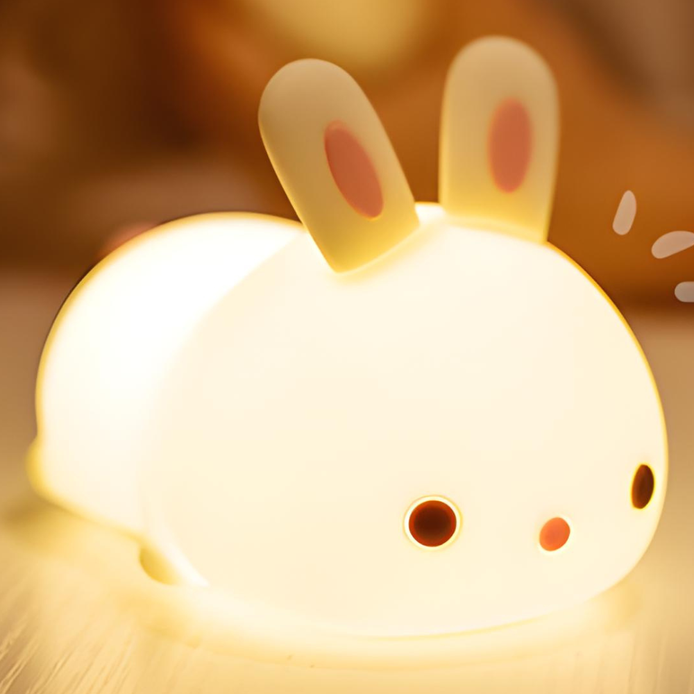 Cute Rabbit Soft Night Light