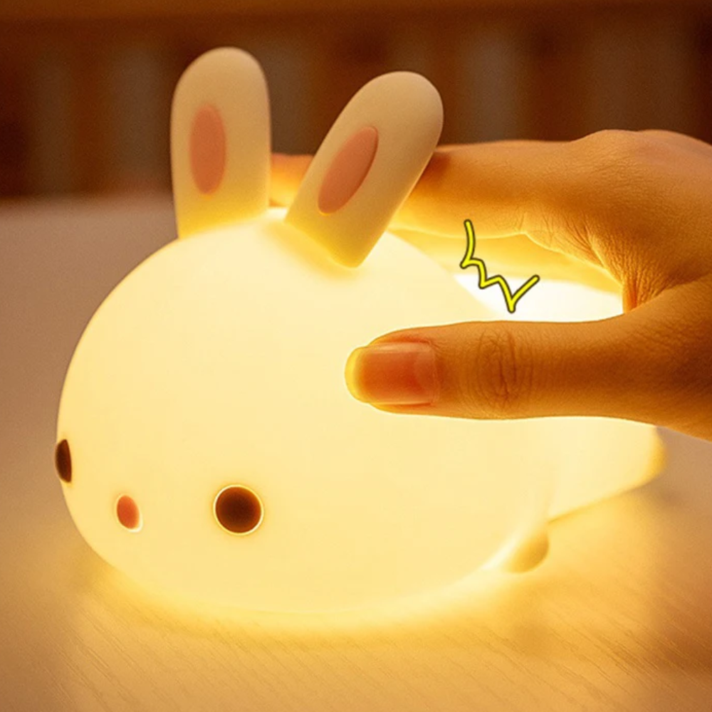 Cute Rabbit Soft Night Light