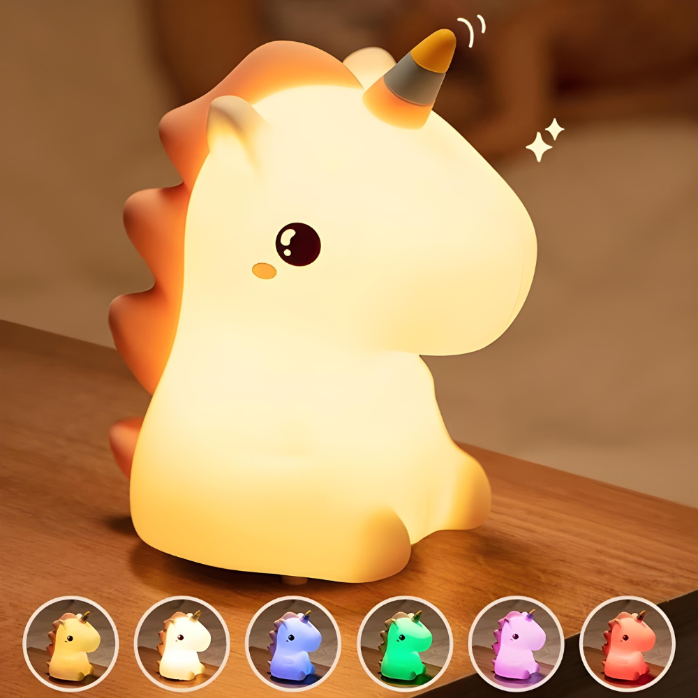 Unicorn-shaped Night Light for Kids