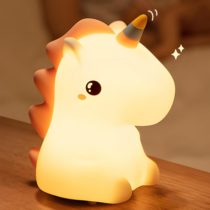 Cute Unicorn Soft Night Light - Sitting