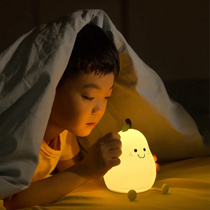 Cute Pear Night Light for Kids