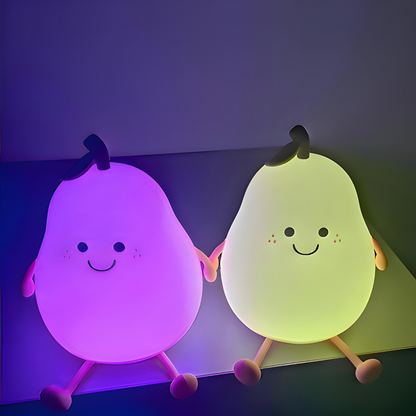 Cute Pear Soft Night Light