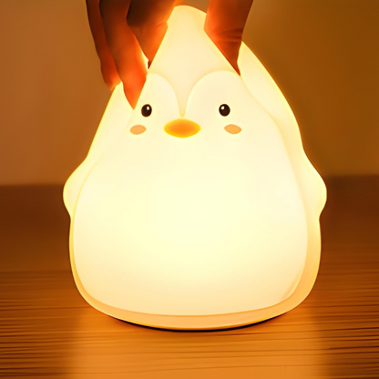 Cute Penguin Soft Night Light