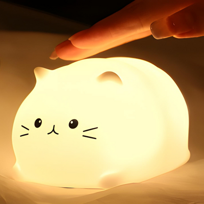 Cute Kitty Soft Night Light