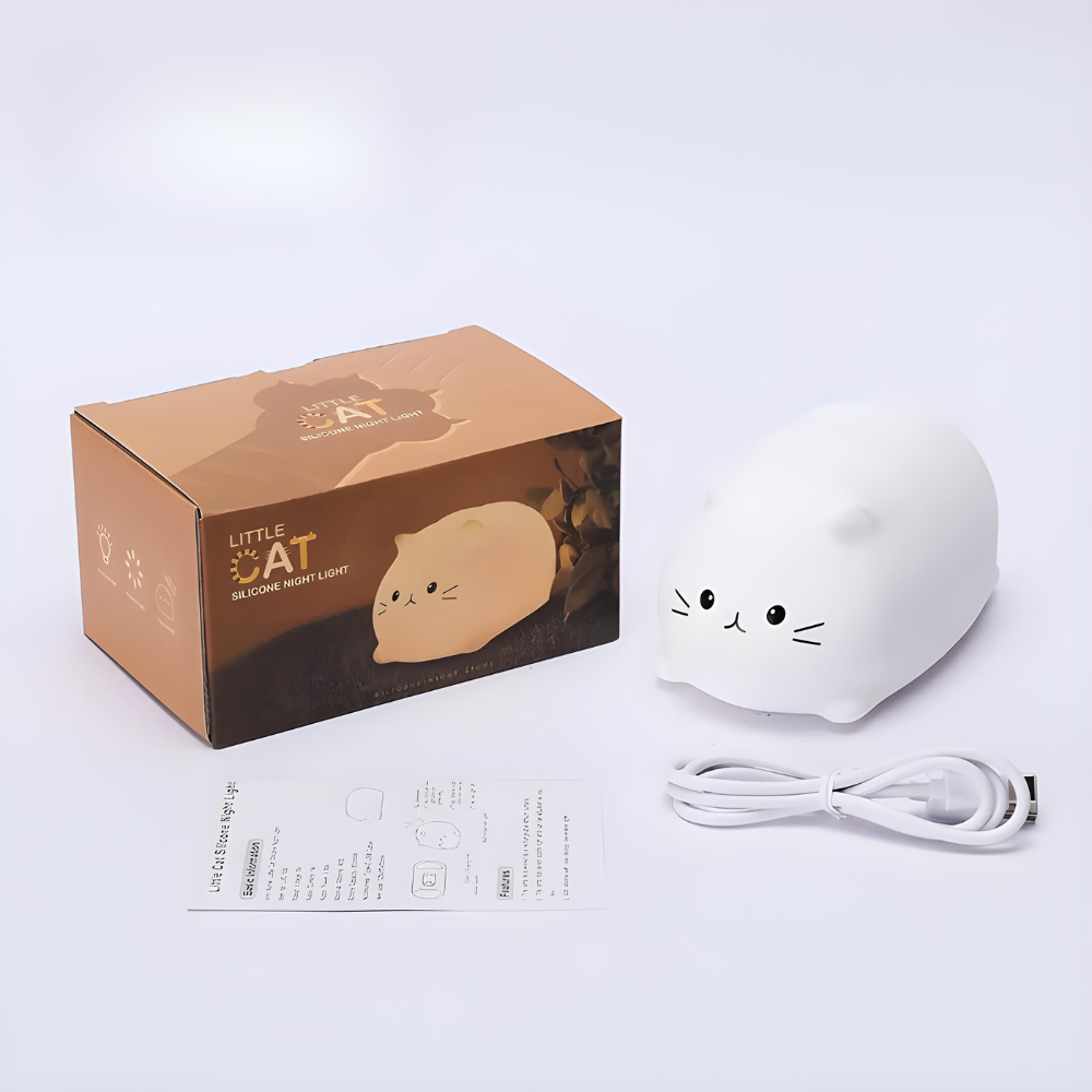 Cute Kitty Soft Night Light