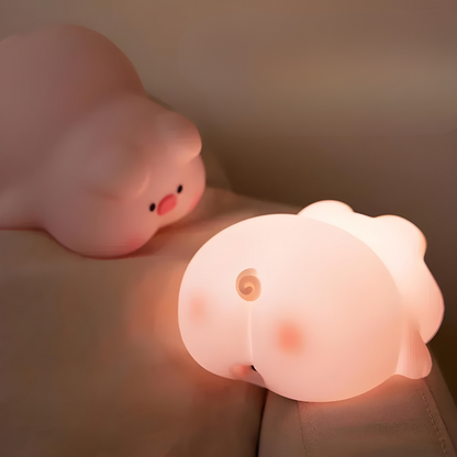 Cute Piggy Soft Night Light