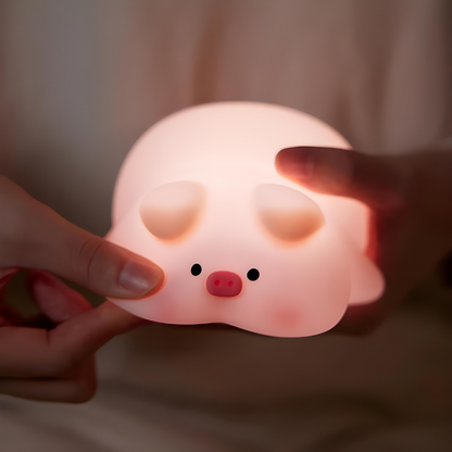 Cute Piggy Soft Night Light