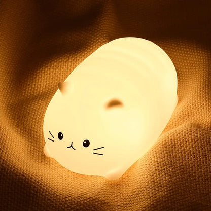 Cute Kitty Soft Night Light