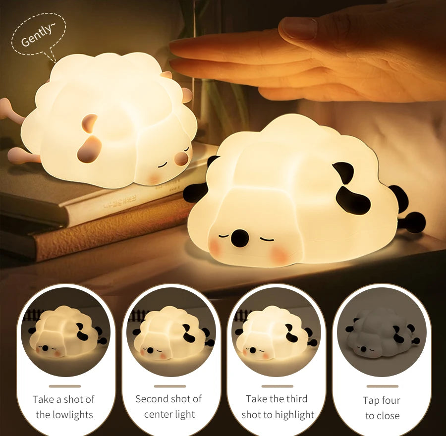 Cute Sheep Soft Night Light